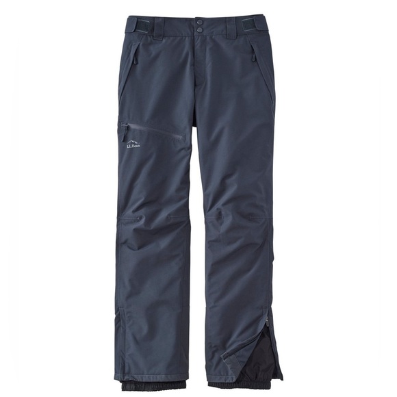 L.L. Bean Women's Wildcat Waterproof Insulated Snow Pants - Large Petite in Navy - Picture 1 of 7